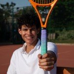 Custom Anti-Slip Tennis Racket Grip Tape – Purple & Mint