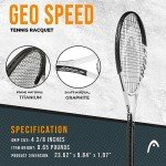 HEAD Geo Speed Adult Tennis Racket - 27.5