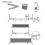 Aoneky Mini Portable Tennis Net - 10 Feet