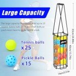 Portable Tennis Ball Hopper with Easy Handle