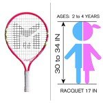 Insum 17" Pink Junior Tennis Racket for Kids
