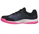 Skechers Women's Viper Court Pickleball Shoes, Black/Pink