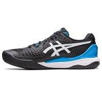 ASICS Men's Gel-Resolution 9 Tennis Shoes - Black/White