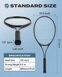 HIRALIY Tennis Racket Set with Balls and Bag