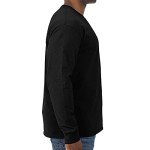 Men's Dri-Power Long Sleeve Tennis Tee - Black