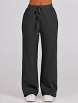 ANRABESS Women's Oversized Tracksuit Set in Black