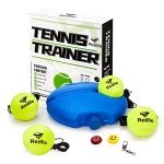 Redllo Solo Tennis Trainer with 4 Balls and Dampeners