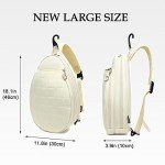 Rejolly Tennis Racket Sling Bag - Water Resistant