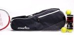 Athletico Lightweight Padded Tennis Racquet Bag - Black