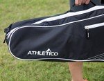 Athletico Lightweight Padded Tennis Racquet Bag - Black