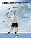 HIRALIY Tennis Racket Set with Balls and Bag
