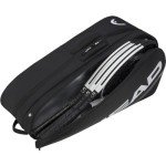 HEAD Tour Large Tennis Racket Bag - Black/White