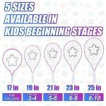 AMA SPORT Kids Tennis Racket Set - Pink 17