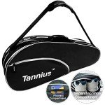 Tannius Lightweight Tennis Racket Bag with Compartments