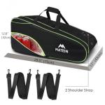 MATEIN Convertible Tennis Backpack for 6 Rackets