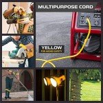 25 ft Lighted Heavy Duty Outdoor Extension Cord