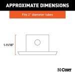 CURT Trailer Jack Foot for 2-Inch Tubes