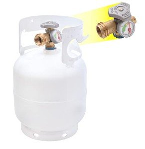 5lb Propane Tank Cylinder with Gauge for Camping