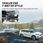 7 Pin Trailer Plug Connector for RVs and Trailers