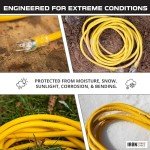 25 ft Lighted Heavy Duty Outdoor Extension Cord