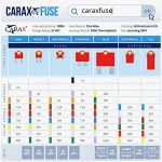 CARAX Glow Fuse – Premium Fuse Standard/Regular Blade ATC/ATO/ATS – 15A Kit 10 pcs – Glow When Blown LED Automotive Fuse – Smart Auto Glow Fuse Easy Identification – 10 pcs.