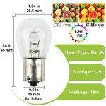 Diximus Pack of 10 Bulbs 1141 S8 Low Voltage Landscape Light Bulbs 12V 18W BA15s Bayonet 18W Lamp