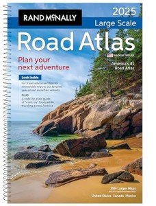 Rand McNally Large Scale Atlas 2025 - USA, Canada, Mexico