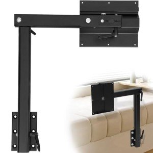 Virego Upgrade Removable RV Table Leg Accessories, 360 Degree Aluminum Alloy RV Adjustable Table Leg, Table Top Adjustable Detachable Table Leg Bracket for RV Caravan Yachts, 100IBS (Upgrade Black)