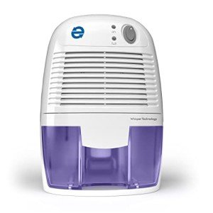 Eva-Dry EDV-1100 Whisper-quiet 16 OZ Dehumidifier with Auto Shut Off and Restart for small spaces in your Home, RV, Automobile, and Storage up to 122 sq. ft