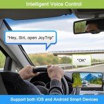 YEOIZO Wireless Backup Camera for RV/Truck/Camper/Trailer - Solar-Powered Magnetic Mount, No Wiring/Drilling, HD Night Vision, Waterproof, Low Power - Works with iPhone & Android (Easy Installation)