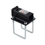 TOPTOW 63800 RV Bumper Hitch Receiver Adapter 2 inch for 4 inch X 4 inch and 4.5 inch X 4.5 inch Bumpers, Fits for Bike Racks, Cargo Carriers Camper-on