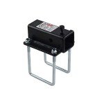 TOPTOW 63800 RV Bumper Hitch Receiver Adapter 2 inch for 4 inch X 4 inch and 4.5 inch X 4.5 inch Bumpers, Fits for Bike Racks, Cargo Carriers Camper-on