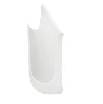 RecPro RV PVC Plastic Rain Gutter | Adhesive Backing Included | Flexible Drip Rail Molding (25, White)