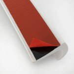 RecPro RV PVC Plastic Rain Gutter | Adhesive Backing Included | Flexible Drip Rail Molding (25, White)