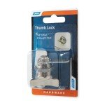 Camco Offset Cam Lock | Features an Easy Turn Thumb-Operated Style Lock, Includes a 5/8-Inch Offset and a Straight CAM, and Designed for New/Replacement Installations on RVs, Boats, and More (44333)