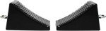 Heavy-Duty Rubber Wheel Chocks for Trailers - 2 Pack