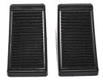 Heavy-Duty Rubber Wheel Chocks for Trailers - 2 Pack