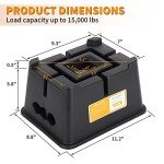 OULEME Heavy Duty Trailer Jack Block for RVs