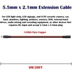 iGreely 20ft 12V DC Power Extension Cable