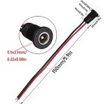 5-Pack Waterproof Power Jack Connectors for Trailers