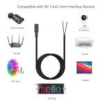 4FT Power Wire Cable for Casita Trailers - 2 Pack