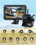 Magnetic Solar Wireless Backup Camera for RVs