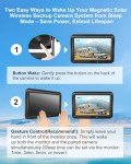Magnetic Solar Wireless Backup Camera for RVs