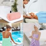 Large Microfiber Bath Towel Set of 4