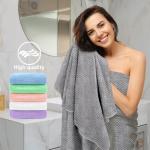 Ultra Soft Microfiber Bath Towel Set, 6 Pack