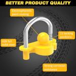 Universal Heavy-Duty Trailer Coupler Ball Lock