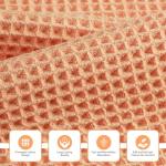 Oversized Microfiber Waffle Bath Towels Set