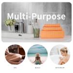 Oversized Microfiber Waffle Bath Towels Set