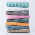 Oversized Microfiber Waffle Bath Towels Set