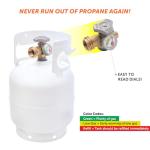 5lb Propane Tank Cylinder with Gauge for Camping
